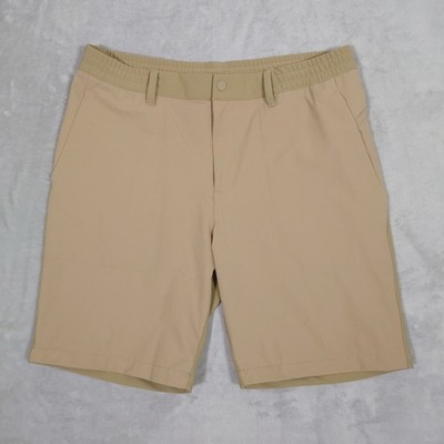 adidas Golf Go-To Hybrid Shorts Mens 34 Khaki Tan Performance