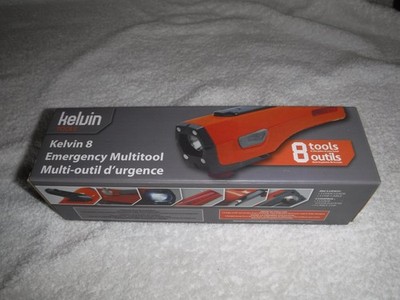 Kelvin Tools Automotive Emergency Multitool 8 Tools Total Orange