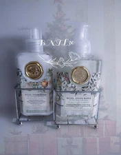 Michel Design Works Peace On Earth Winter Caddy Hand Body Lotion Foaming Soap 