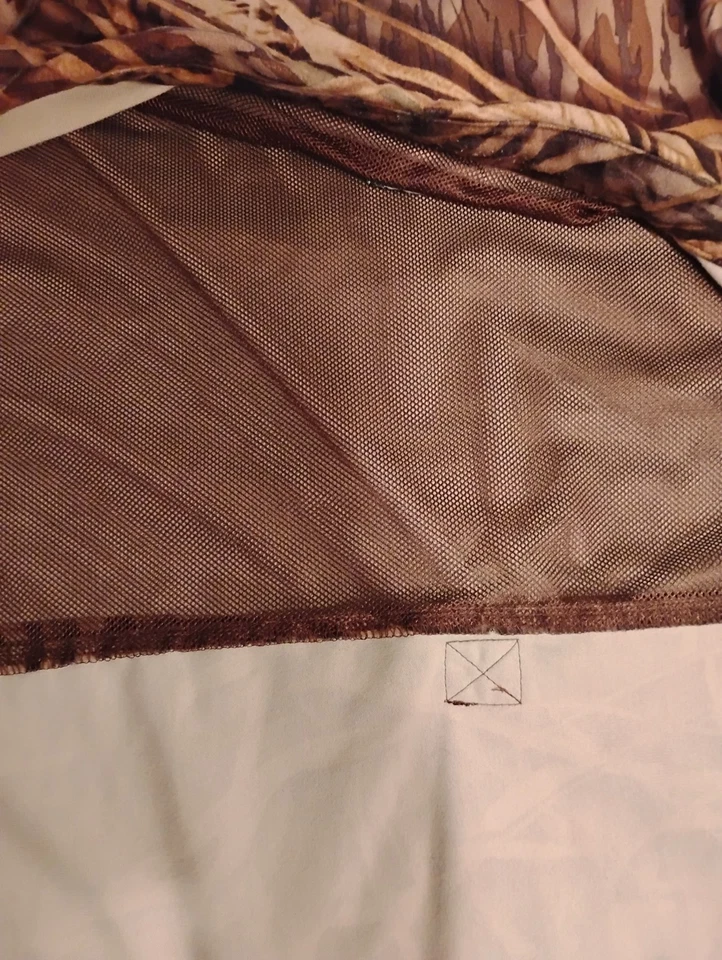 Cabela's Mossy Oak Shadow Grass Xl Button Up Shirt 5 Front Pocket Polyester - Image 4 of 4