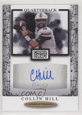 2021 Sage Premier Draft Auto Collin Hill #A108 Auto n1u