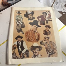 Western Cowboy Actor Montage #8  By Nancy Kyte Ely- John Wayne, Roy Rogers +more
