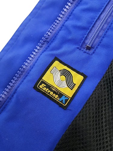 DNA Descente Mens Blue Sleeveless Ski Vest Reflective Zipper Pocket Size 8 Small - Picture 13 of 17
