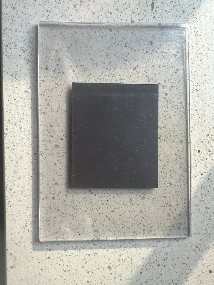 Магнитная прозрачная люцитовая рама, винтажная, 5 дюймов x 3,4 дюйма, идеально подходит для холодильника! - Изображение 4 из 4