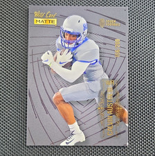 Wild Card MATTE 2022 Calvin Austin III MB-10 Touch Football Black Lines #/200