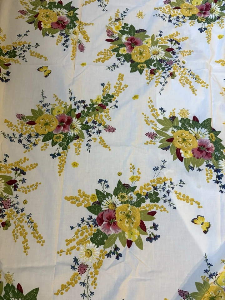 VTG Springmaid Grace Kelly "Fiona" Floral Twin Flat Fitted Pillowcase Sheet Set - Image 2 of 4