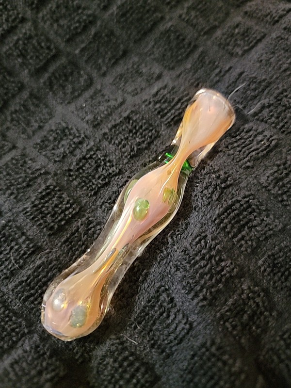 GLASS CHILLUM PIPE TOBACCO SMOKING
