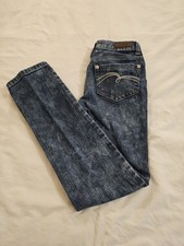 Justice Premium Jeans Girls 12S Simply Low Skinny Blue Denim Stretch