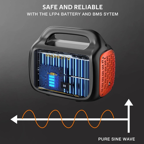 ATZ Power™ Przenośny akumulator elektrowni z wyjściem 300W Ładowanie samochodowe - Zdjęcie 2 z 2