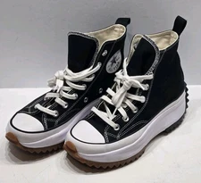 Converse Run Star High Black/White Men’s Size 5.5 166800C