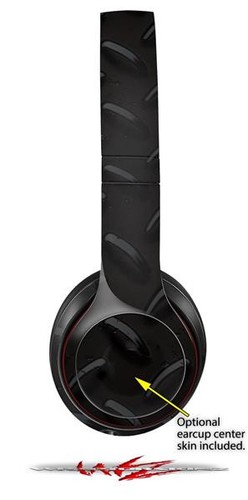 Envoltura de Recubrimiento para Beats Solo Wireless 2 3 4 Placa de Diamante Metal 02 Negro SOLO PIEL - Imagen 2 de 4