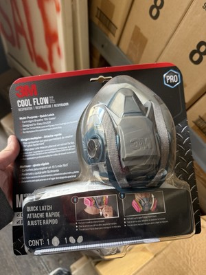 3M - 65023QLHA1-C Pro Multi-Purpose Respirator with Quick Latch, Medium 4/25