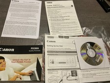 CD-ROM de configuración Canon Pixma serie MX470 para impresora Canon-MUY RARO