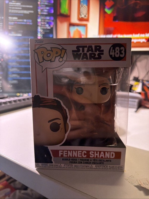 Funko Pop! Star Wars Fennec Shand #483 Bobble-Head Vinyl Figure