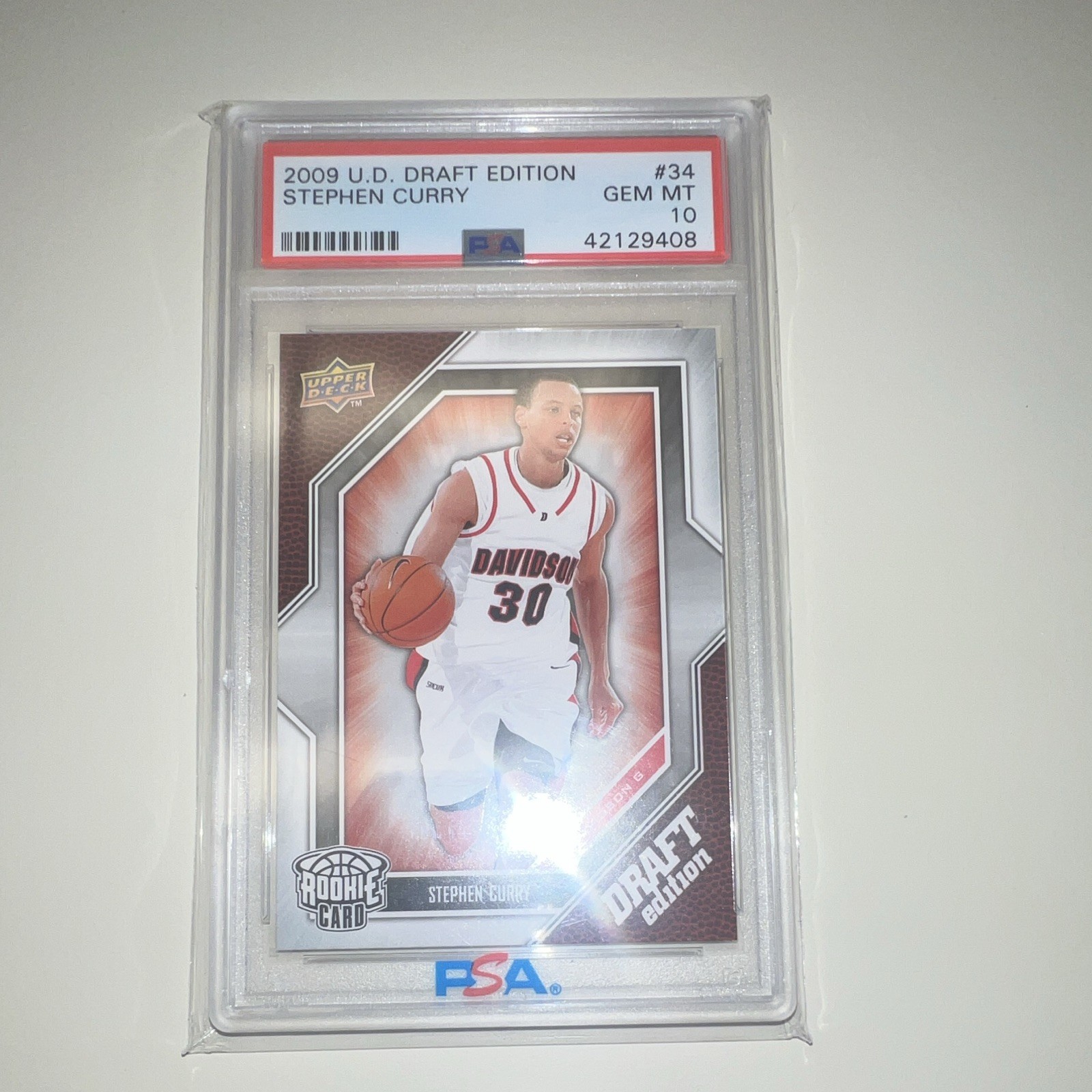 Stephen Curry 2009 Upper Deck Draft Edition #34 Base Price Guide