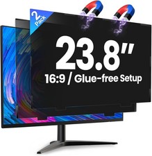 2 Pack 23.8 Inch Magnetic Computer Privacy Screen for Monitor 16:9 Aspect