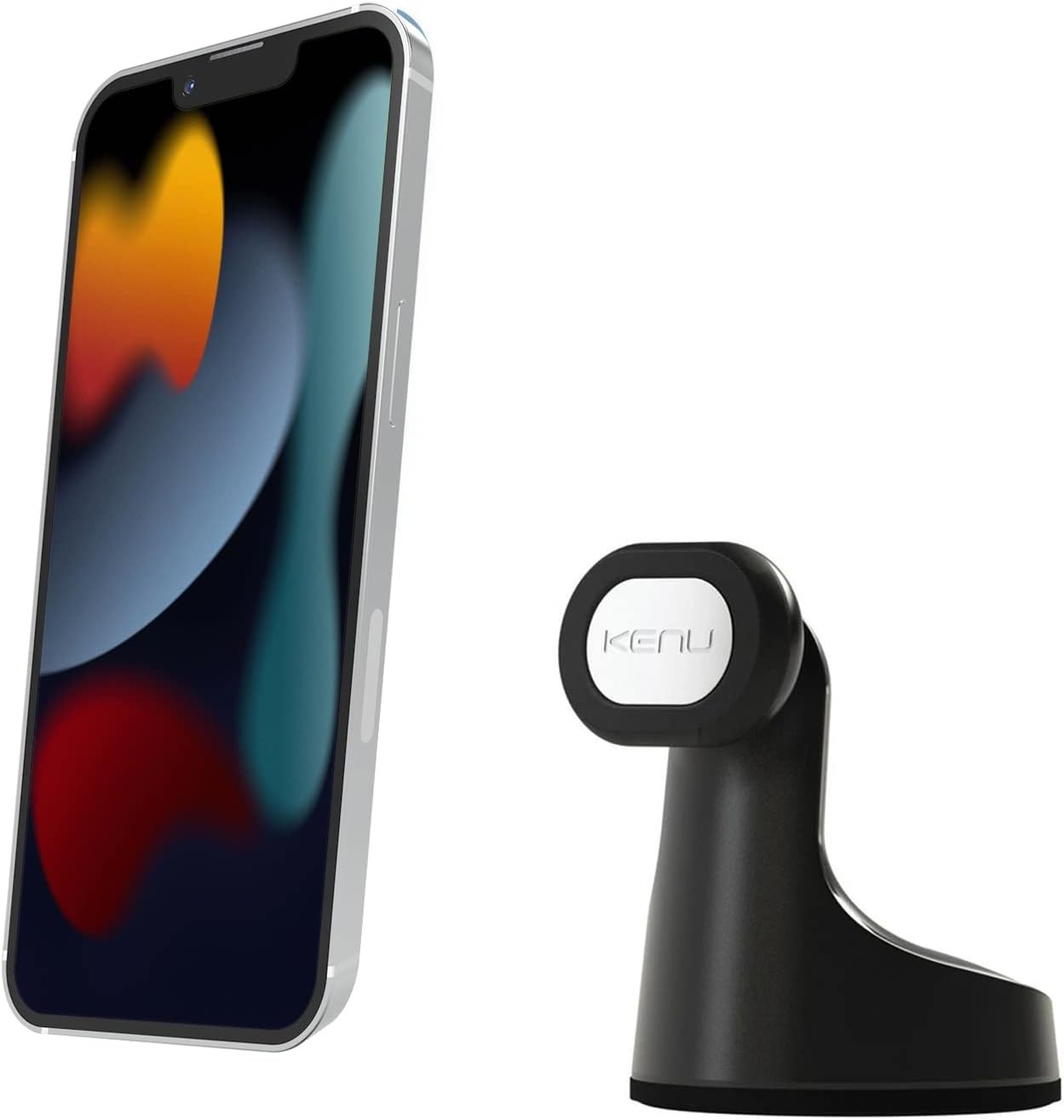 Support smartphone voiture magnétique Kenu Airbase à rotule pivotante 360