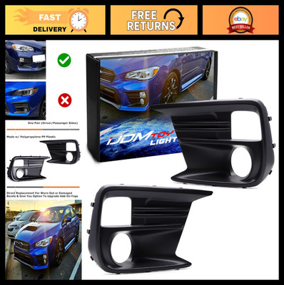 OEM Fog Lamp Bezel Covers for 2018-2021 Subaru WRX - LH RH Pair, Upgrade Fogs