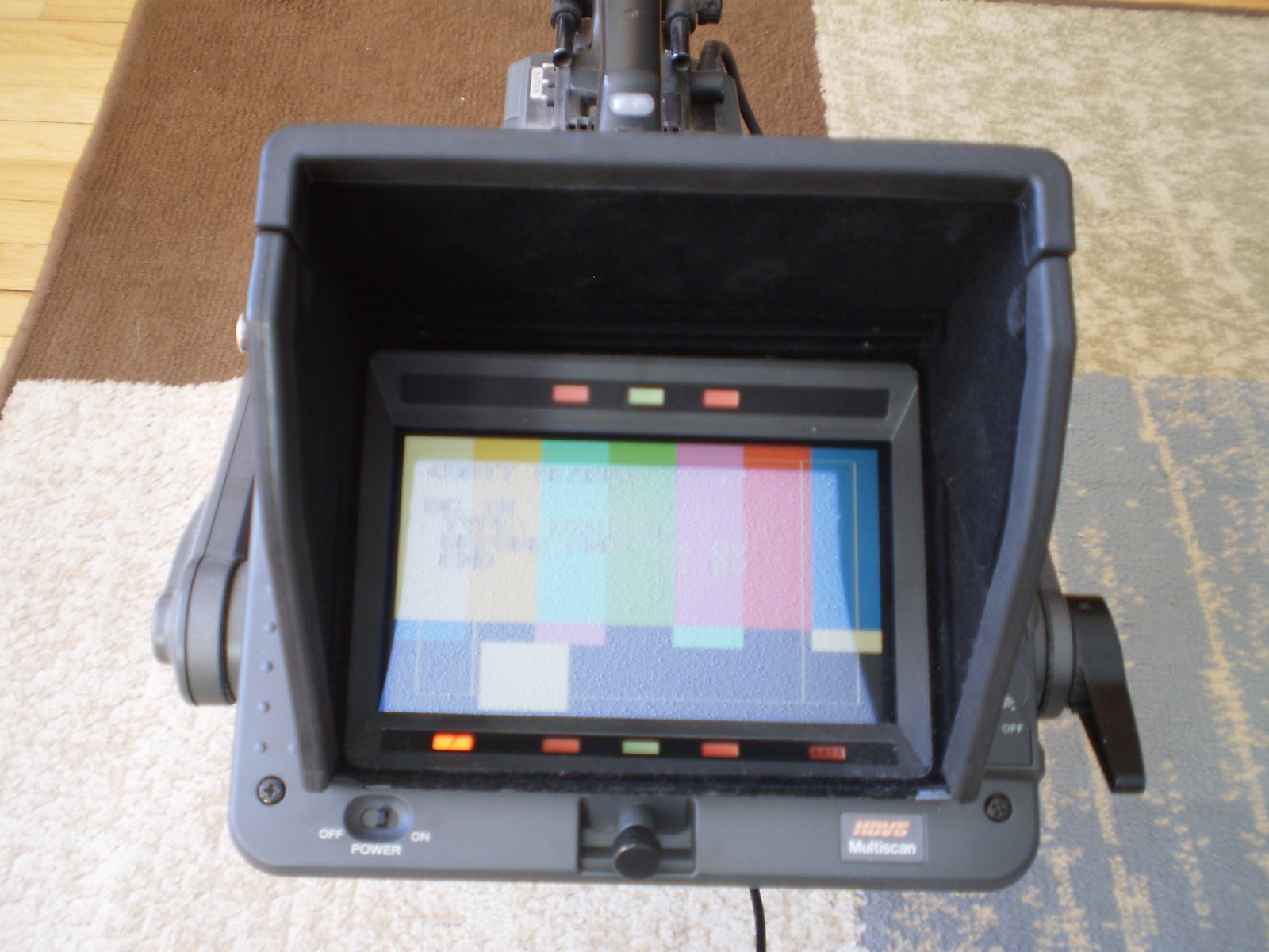 Sony HDVF-C730W HD HDVS Studio Camera Electronic Color Viewfinder w/ Hood