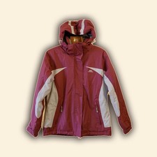 Trespass Pink & White Waterproof Technical Performance Jacket | UK Size M