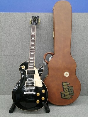 (Gibson) Les Paul Standard Ebony Black Made in USA 1995 Solid Body E.Gitarre