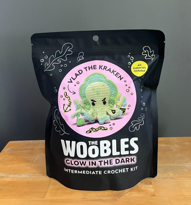 The Woobles Glow in the Dark Vlad The Kraken Intermediate Crochet