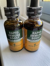 (2) Herb Pharm Rapid Immune Boost 1 fl oz 30 ml