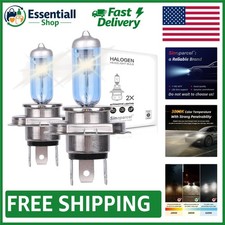 H4/9003 Halogen Headlight Bulbs - 150% Brighter, Pack of 2 for Enhanced Safety