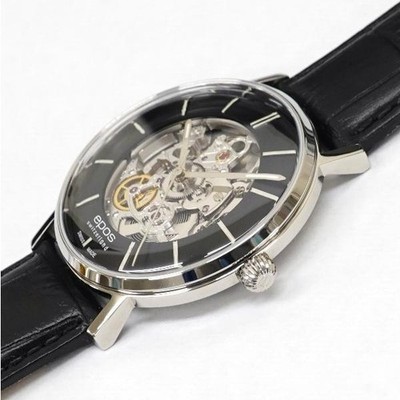EPOS 3437SKBK Originale Double-Sided Skeleton Men's Automatic Watch 38.5mm