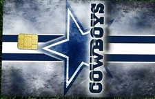 Dallas Cowboys Football Credit Debit Card Sticker Free Shipping.