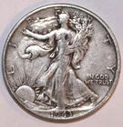 1943-P Walking Liberty Half Dollar - Extra Fine - #0544EC
