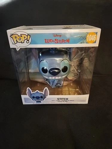 Funko Pop! Vinyl Jumbo 10 in: Disney - Stitch (Jumbo) #1046