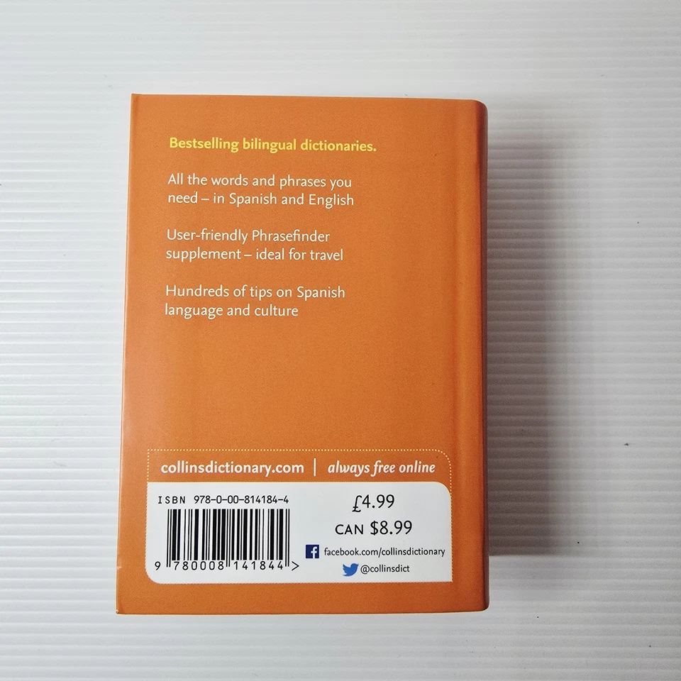 Collins Pocket Spanish Dictionary Mini The World Favourite Mini Dictionaries - Image 2 of 4