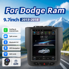 9.7" FOR 2013-2018 DODGE RAM 1500 2500 3500 ANDROID 13 CARPLAY GPS RADIO STEREO