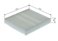 NEU - Bosch 1987435169 Filter, Innenraumluft FüR Hyundai