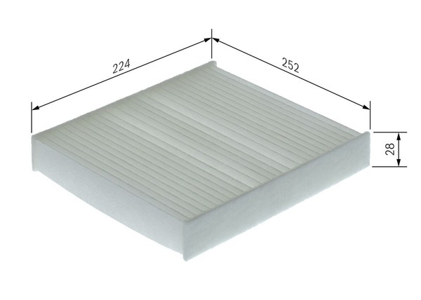 NEU - Bosch 1987435169 Filter, Innenraumluft FüR Hyundai-image