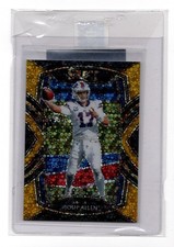 2020 Select Josh Allen Gold Disco 1/10 - Rare!