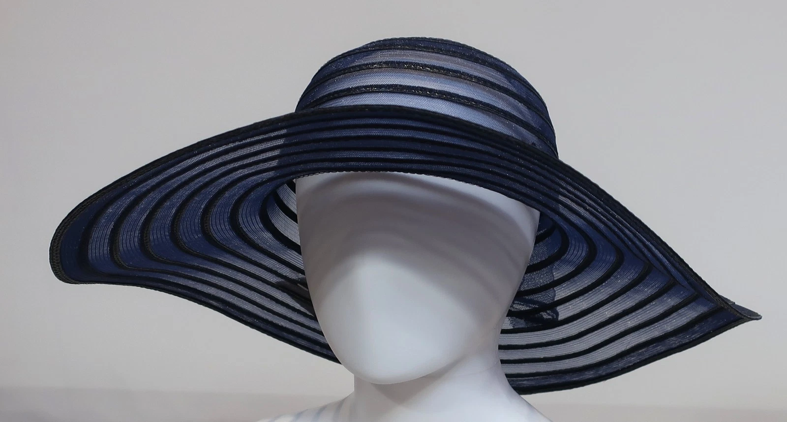 RETRO DENTS NAVY BLUE SUN HAT NEW WITH TAGS