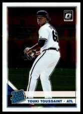 2019 Donruss Optic Touki Toussaint Atlanta Braves #50