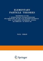 Elementary Particle Theories Paul Urban