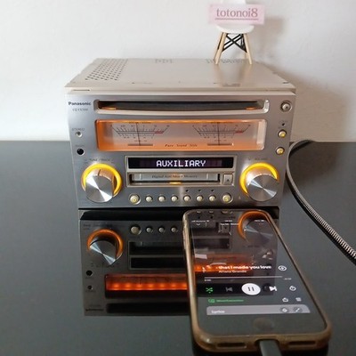 Panasonic CQ-VX5500D 2DIN CD MD Strada Analog Meter Old School JDM
