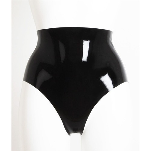 Women Latex Rubber Briefs Slim Shorts Underwear Pants Club Wear Cosplay 0.4mm UK - Picture 1 of 10