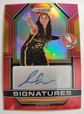 2023 Prizm WNBA Jordin Canada Signature Auto Red /99