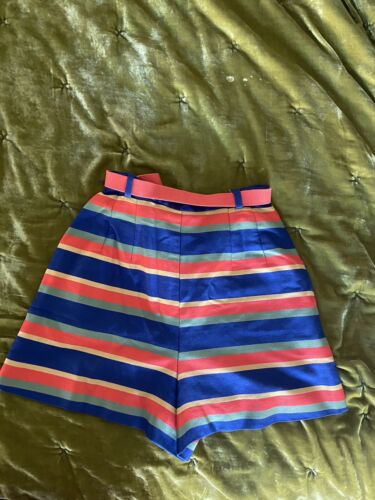 Vintage Kids Shorts Size 6 the villager Joyce F. Heiman Multi Colored Stripes - Picture 4 of 4