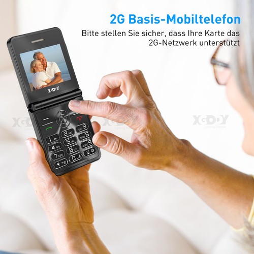 2025 2,4" Mini móvil botón grande Smartphone cómodo doble SIM teléfono funcional - Imagen 3 de 23