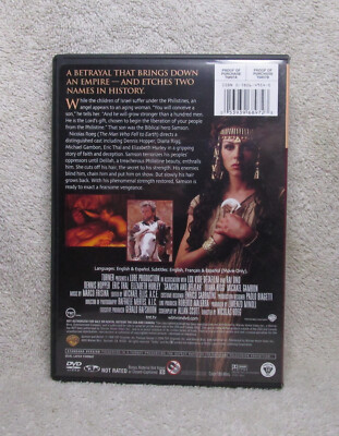 SAMSON & DELILAH The Bible Collection DVD Movie Official TNT