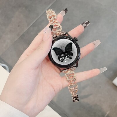 Diamond Bracelet For Huawei Watch GT 3 Pro 2e Pro 43 46mm 20 22mm Women Strap