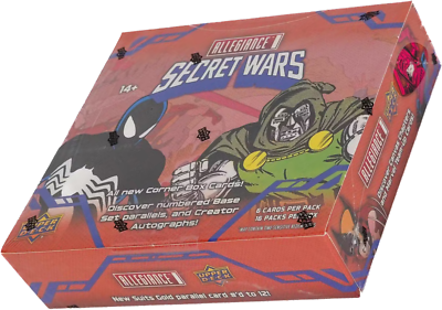 2024 Upper Deck Marvel Allegiance Secret Wars Hobby Box | eBay