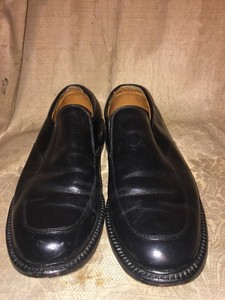 Allen Edmonds delcliffe antideslizante en mocasines de cuero negro Sz 10D  Hecho en EE. UU. | eBay