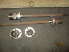 MG Midget Sprite wire wheel halfshafts and front hubs set 12tpi